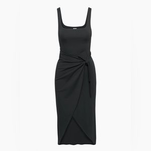 Aritzia Wilfred Saturn Midi Dress in Black